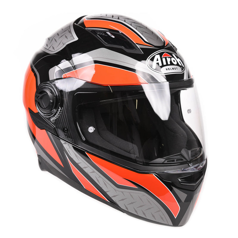 Movement S Full Face Helmet Steel Gloss Orange