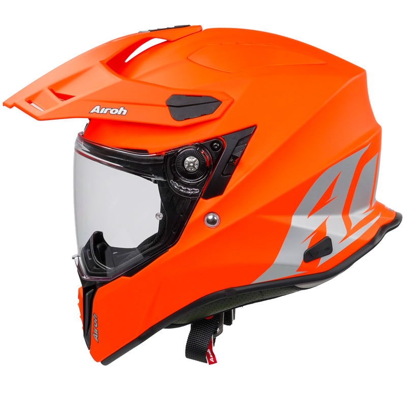 Commander Adventure Helmet Matt Fluo Orange