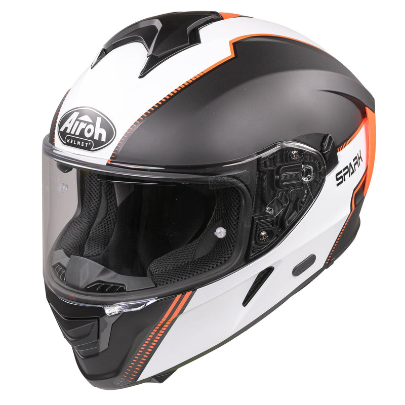 Spark Flow Full Face Helmet Matt Orange