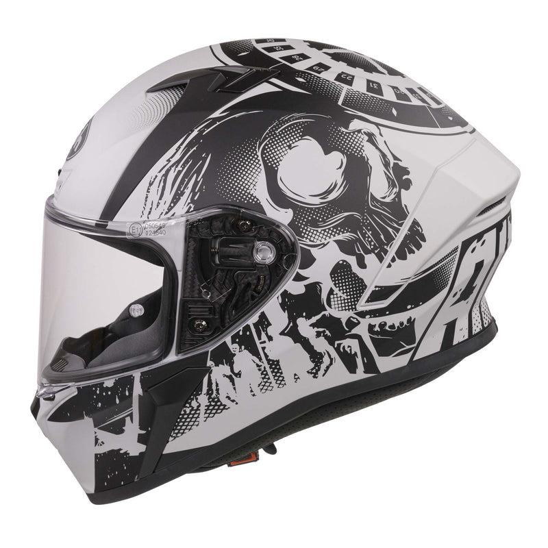 Valor Full Face Helmet Akuna Grey / Matt Black