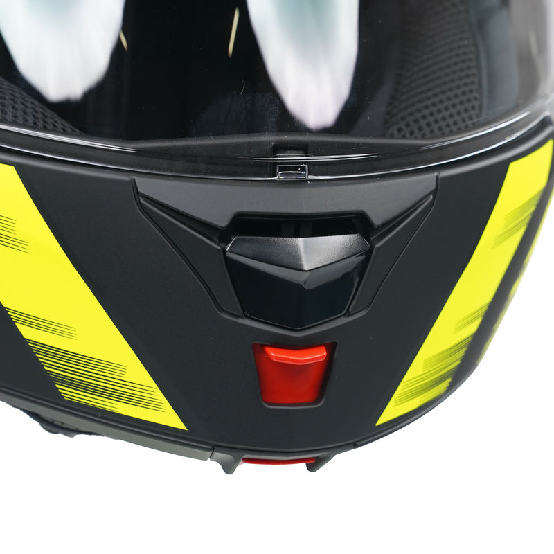 REV19 Flip-Up Helmet Ikon Matt Yellow