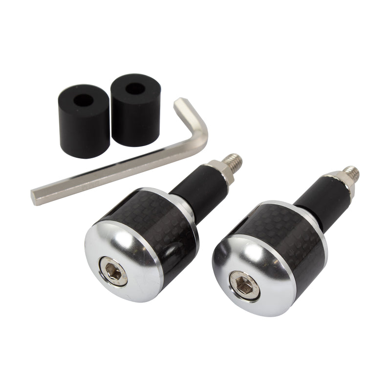 Bar End For With Carbon Fibre Inset Alloy
