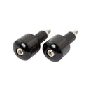 Bar Ends With Carbon Fibre Insert Black