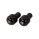 Round Bar End Weights Black