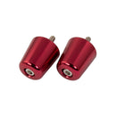 Alloy Suzuki Flush Type Bar End Weights Red