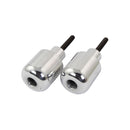 Suzuki Stepped Type Chrome Bar End Weights