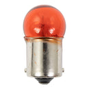 12V 10W Amber Bulb G18.5 MM Bay15D HS2204Y - Pack Of 10