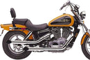 Slashcut Slip-On Mufflers Chrome For Honda VT 1100 C 1989-1995