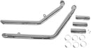 Drag Pipes 2 Inch Exhaust System Chrome For Honda VT 1100 C 1988