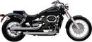 Drag Pipes 2 Inch Exhaust System Chrome For Honda VT 750 DC 2000-2003