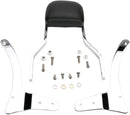 Short Square Sissy Bar With Pad For Yamaha XVS 1100 1999-2009