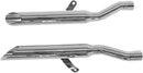 Complete Slip-On Muffler For Metric Cruisers Chrome For Suzuki S 50 2005-2009