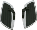 Swept Front Floorboard Kit Black / Chrome For Honda VT 750 C 1998-2000
