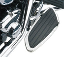 Swept Front Floorboard Kit Black / Chrome For Honda VTX 1800 F 2005-2008