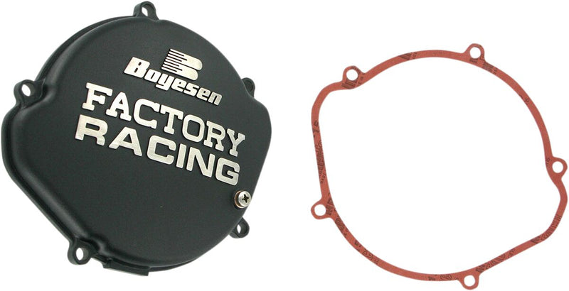 Factory Racing Aluminum Clutch Cover Black For Honda CR 125 R 2000-2007