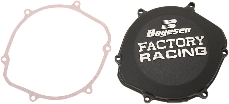 Factory Racing Aluminum Clutch Cover Black For Honda CR 250 R 2002-2003