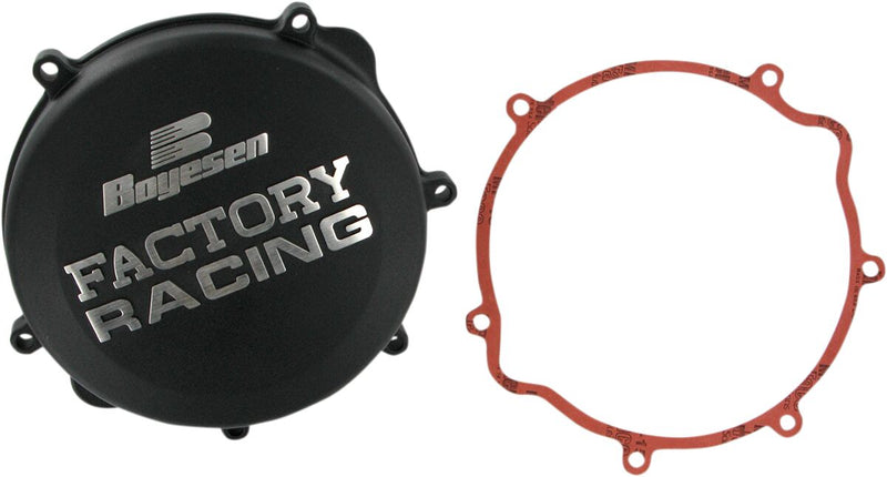 Factory Racing Aluminum Clutch Cover Black For Suzuki RM 250 2008