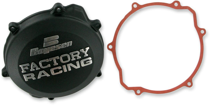 Factory Racing Aluminum Clutch Cover Black For Yamaha YZ 250 2019