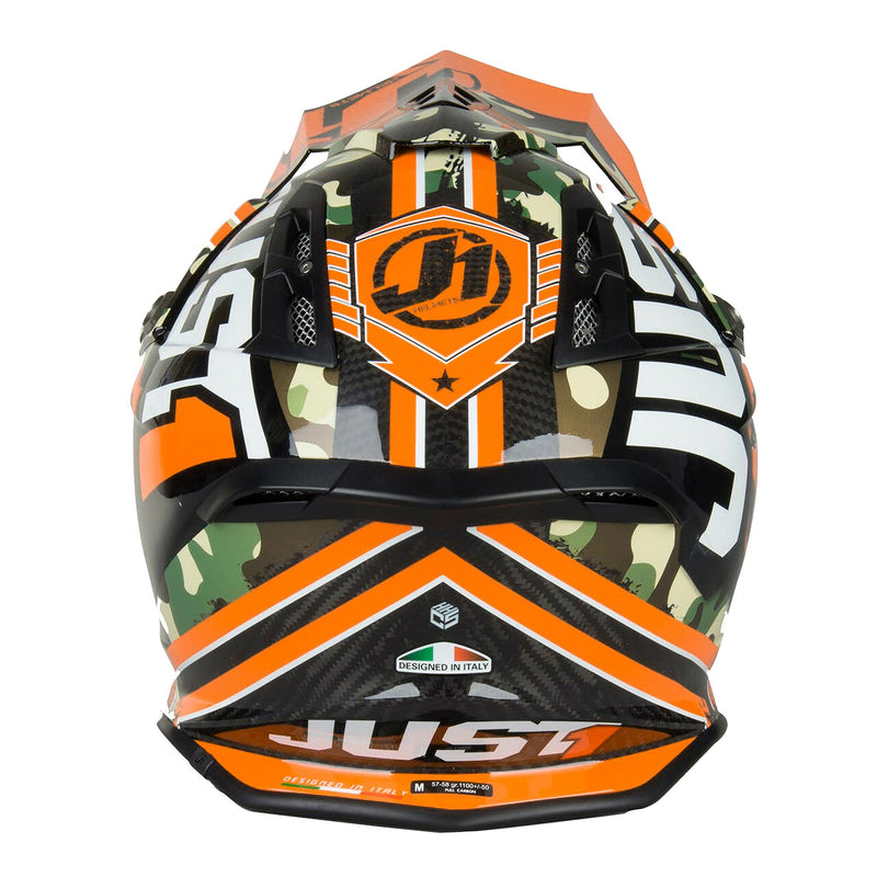 J12 Carbon MX Helmet Kombat Orange