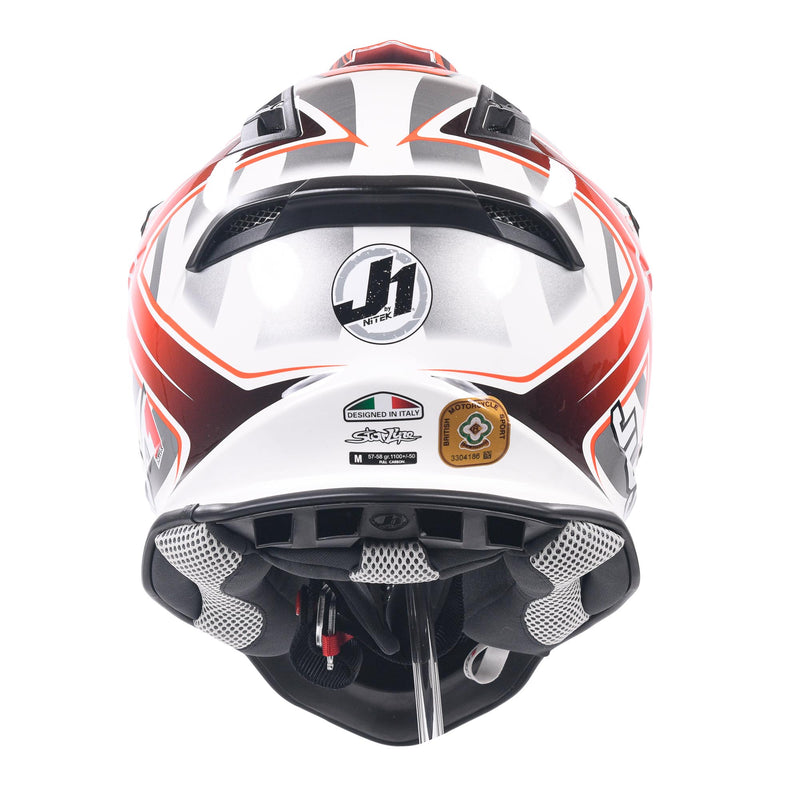 J12 Carbon MX Helmet Mister X Red