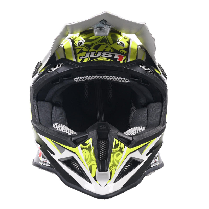 J12 Carbon MX Helmet Mister X Yellow