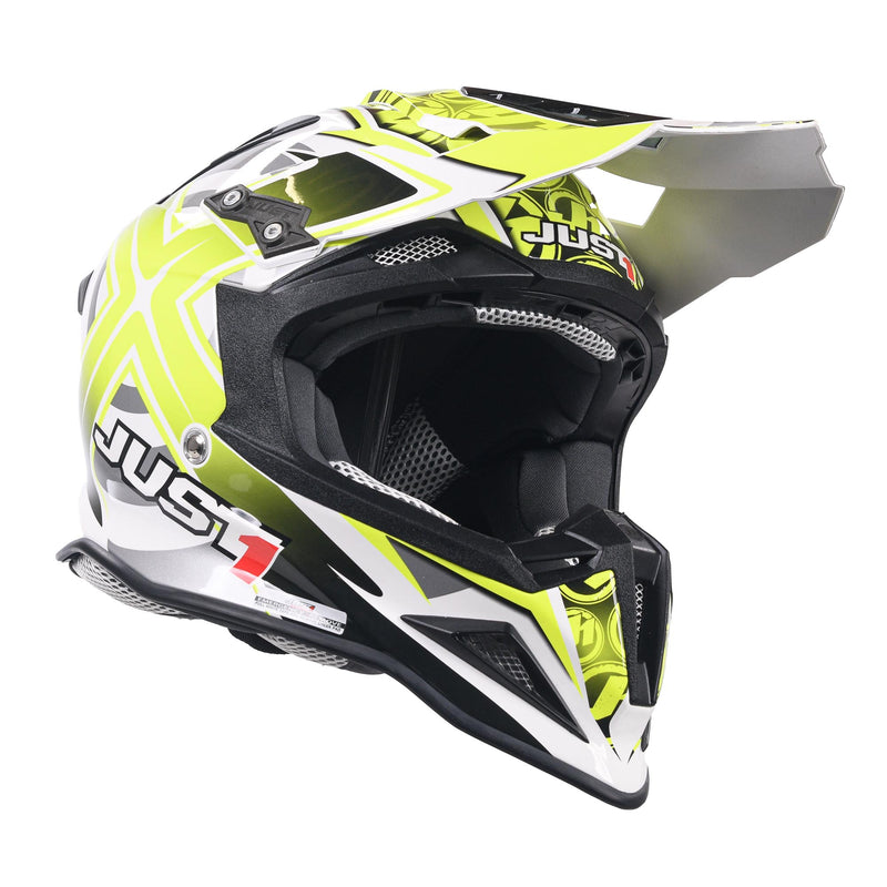 J12 Carbon MX Helmet Mister X Yellow