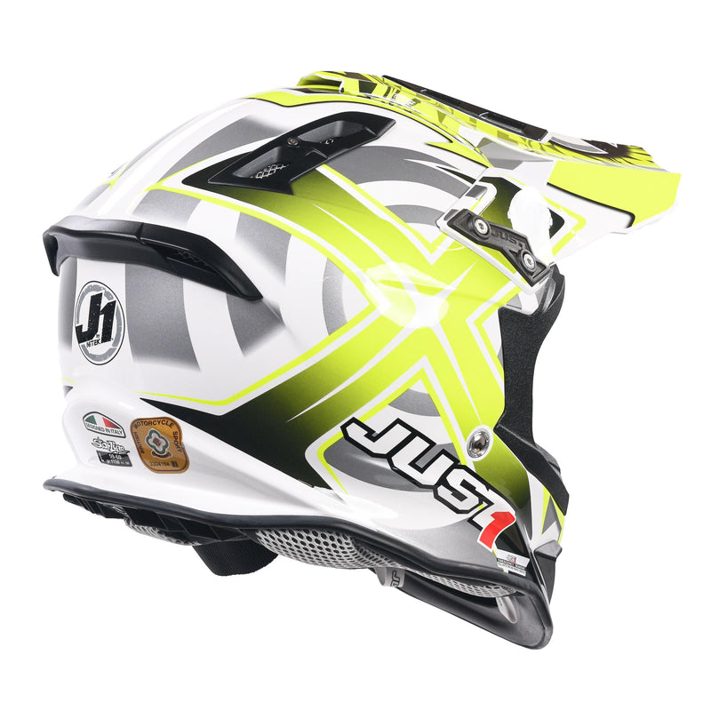 J12 Carbon MX Helmet Mister X Yellow