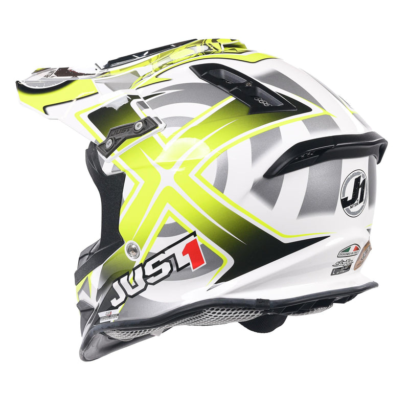 J12 Carbon MX Helmet Mister X Yellow