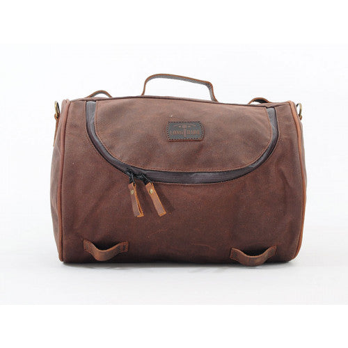 Waxed Canvas Roll Bag Brown - 23.3 Liters
