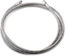 Universal Brake Line Clear-Coated Stainless Steel Silver - 72 Inch