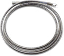 Universal Brake Line Clear-Coated Stainless Steel Silver - 80 Inch