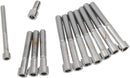 Socket-Head Primary Cover Bolt Kit Smooth Chrome For Harley Davidson XLCH 1000 1973-1976