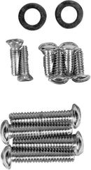 Socket-Head Handlebar Lever Mount/Master Cylinder Cover Bolt Kit Knurled Chrome