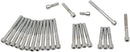 Socket-Head Primary/Cam Cover Bolt Kit Smooth Chrome For Harley Davidson XLCH 1000 1977