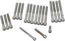 Socket-Head Primary/Cam Cover Bolt Kit Smooth Chrome For Harley Davidson XLCH 1000 1973-1976