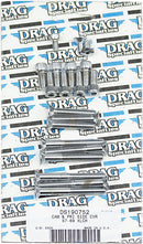 Socket-Head Primary/Cam Cover Bolt Kit Knurled Chrome For Harley Davidson XL 900 1957-1959