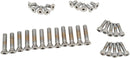 Socket-Head Primary/Cam Cover Bolt Kit Knurled Chrome For Harley Davidson FL 1200 1941-1948