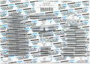 Socket-Head Motor Bolt Kit Knurled Chrome For Harley Davidson XLCH 1000 1977