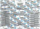 Socket-Head Motor Bolt Kit Knurled Chrome For Harley Davidson XLCH 1000 1973-1976