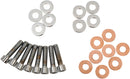 Socket-Head Rocker Box Mount Bolt Kit W/ Washer Smooth Chrome