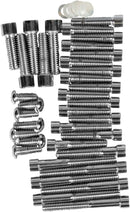 Socket-Head Primary/Cam Cover Bolt Kit Smooth Chrome For Harley Davidson FLST 1340 1987-1988