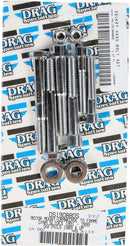 Socket-Head Motor Mount Bolt Kit Smooth Chrome For Harley Davidson FLSTC 1340 1991-1999
