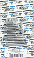 Socket-Head Transmission End Cover Bolt Kit Smooth Chrome