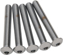 Replacement Button-Head Bolts Chrome - 3/8 x 16 x 2-3/4