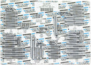 Socket-Head Engine Case Bolt Kit Smooth Chrome