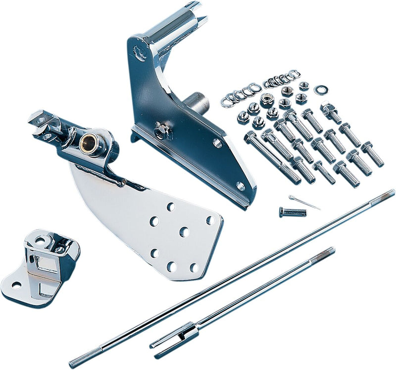 Forward Control Relocation Kit Chrome / Polished - 3 Inch