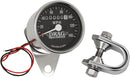 2:1 Mini Mechanical Speedometer Black - 2.4 Inch