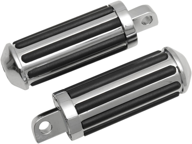 Rail Foot And Shifter Pegs Male Mount Black / Chrome