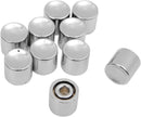 Handlebar Switch Button Caps Chrome