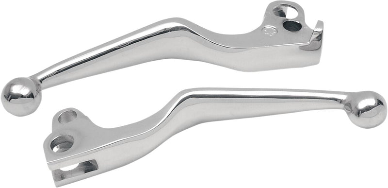 Wide Blade Lever Set Chrome For Harley Davidson FL 1200 1972-1977